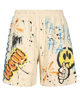 Barrow S4BWUABE031 GRAFFITI-PRINT COTTON TRACK Shorts