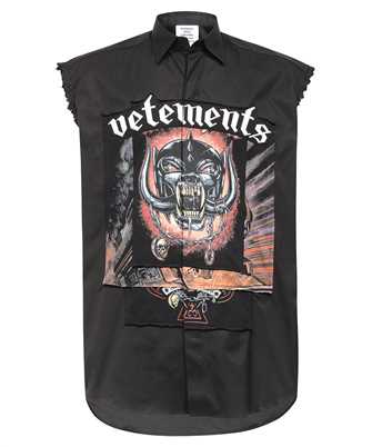 Vetements UE64SH250B MOTORHEAD SLEEVELESS JERSEY Camicia