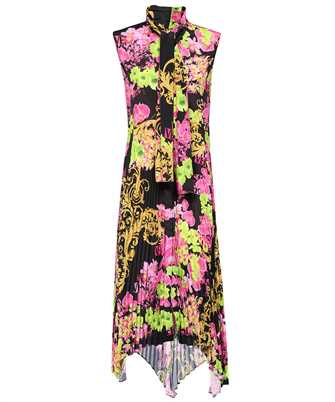Versace 1009149 1A06641 LOGO ORCHID MIDI SHIRT Dress