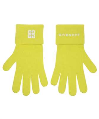 Givenchy BPZ06Y P0P5 INTARSIA-KNIT LOGO Gloves