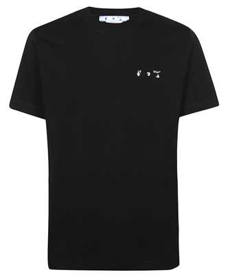 Off-White OMAA027C99JER005 CARAVAG PAINT SLIM T-Shirt