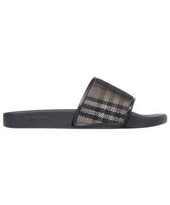 Burberry 8065578 CHECK COTTON AND MESH Slides