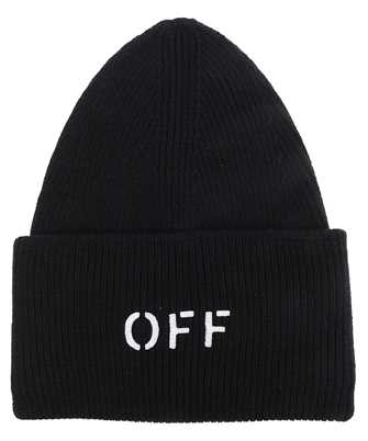 Off-White OMLC030F23KNI001 OFF STAMP LOOSE KNIT Beanie