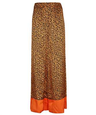 Karl Lagerfeld 231W1001 LEOPARD PRINT WIDE-LEG Trousers