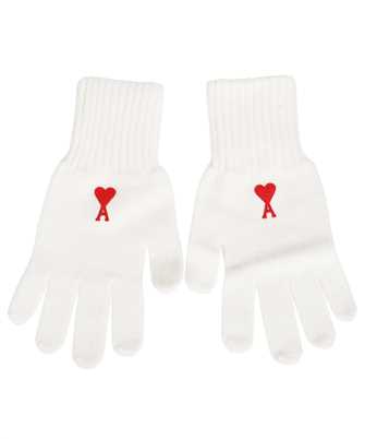 AMI UGV304 018 LOGO-EMBROIDERED MERINO Gloves
