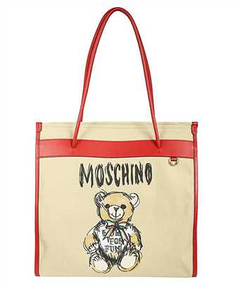 Moschino A7542 8207 TEDDY BEAR-PRINT TOTE Ta�ka