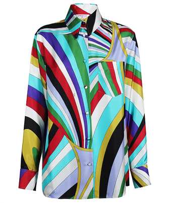 Emilio Pucci 3RRJ02 3R751 SILK TWILL Camicia