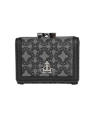 Vivienne Westwood 51010018U W00NB PF RE-JACQUARD ORBORAMA SMALL FRAME Wallet