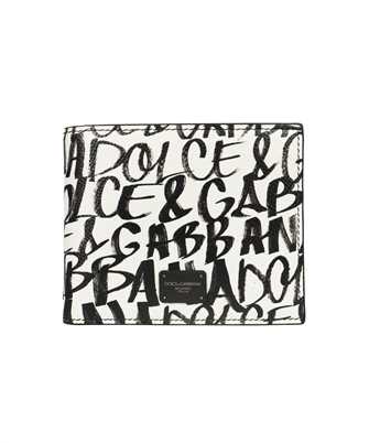Dolce & Gabbana BP2463 AZ657 GRAFFITI PRINT BIFOLD Wallet