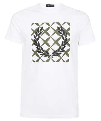 Fred Perry M5627 CROSS STITCH PRINTED T-Shirt