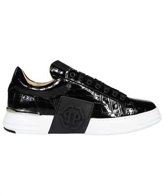 Philipp Plein FACS USC0472 PLE133N CROCO EFFECT LO-TOP Sneakers