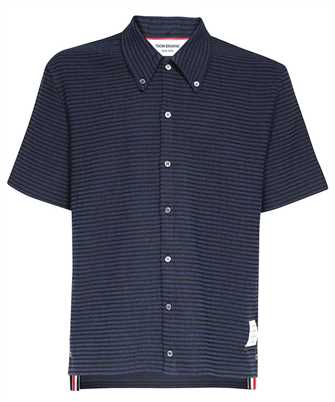 Thom Browne MJS213A F0302 SHORT SLEEVE BUTTON DOWN IN UNIVERSITY STRIPE Koeľa