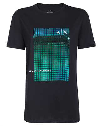 Armani Exchange 3LYTAY YJG3Z PRINTED ROLLED UP T-shirt