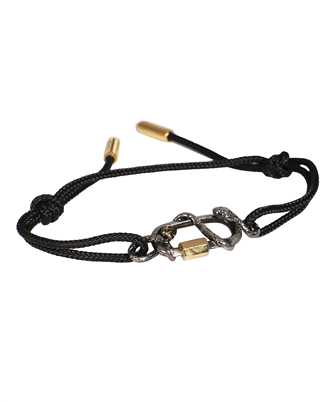 Alexander McQueen 738271 1AANA SNAKE AND SKULL FRIE Bracciale