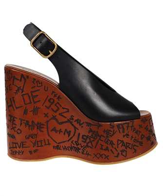 Chlo CHC25U09ZLU MAXIME WEDGE Sandals