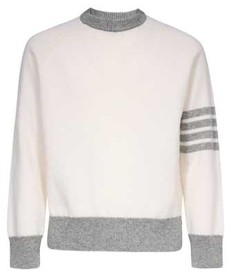 Thom Browne MKA467A Y1026 JERSEY STITCH RAGLAN SLEEVE RELAXED CREW NECK Knit