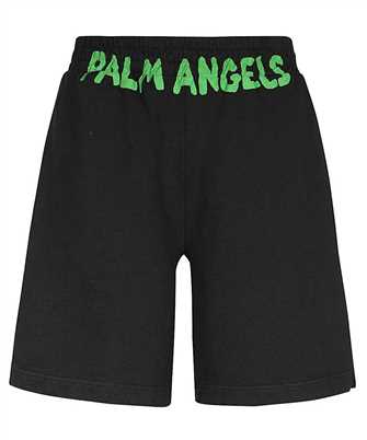 Palm Angels PMCI010S24FLE002 SEASONAL LOGO Krtke nohavice