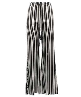 Fendi FR6537 AXB0 STRIPED SILK FLARED Trousers