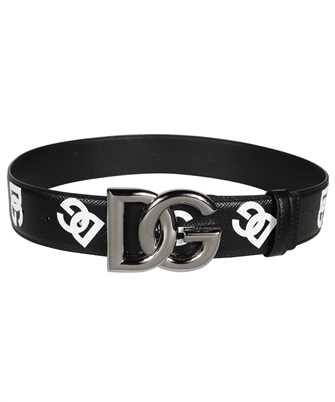 Dolce & Gabbana BC4646 AG220 LOGO-PRINT LEATHER Belt