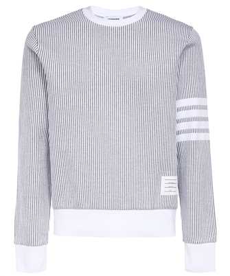 Thom Browne MJT370A J0063 CREW NECK IN SEERSUCKER LOOPBACK Sweatshirt