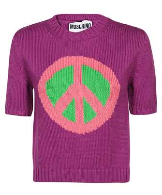 Moschino A0924 0503 PEACE SYMBOL Sveter