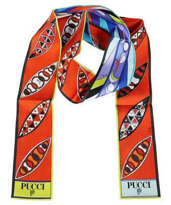 Emilio Pucci 3RGB31 3RC23 SILK TWILL Scarf