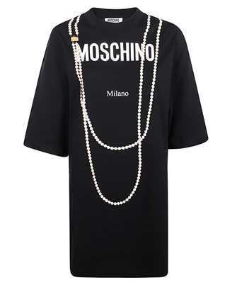 Moschino V0455 0542 PRINTED HEAVY COTTON Dress