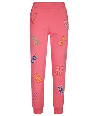 Moschino A0316 528 CROCHET LETTERING ORGANIC FLEECE Hose