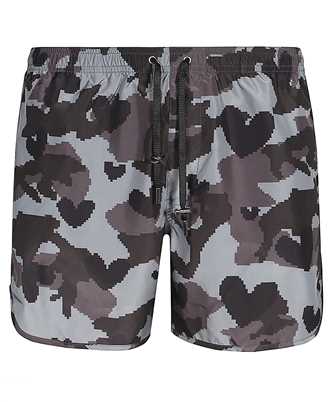 Neil Barrett PBCB024 V036 HEART CAMOUFLAGE Badeshorts