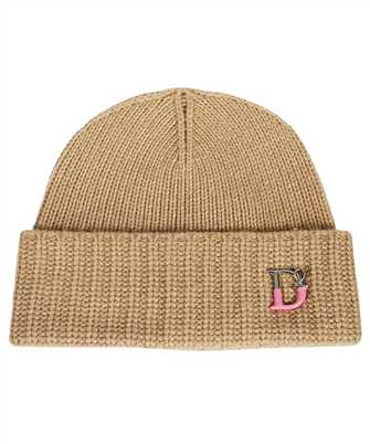 Dsquared2 KNW0070 05M06792 MONOGRAM-PLAQUE KNITTED Beanie