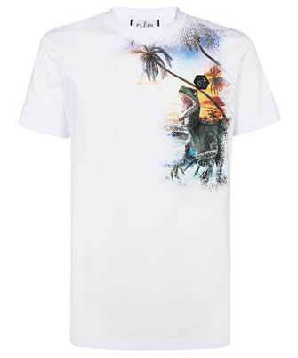 Philipp Plein SACC MTK6077 PJY002N ROUND NECK HAWAII T-shirt