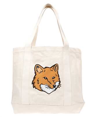 Maison Kitsune LW05101WW0050 FOX HEAD TOTE Bag