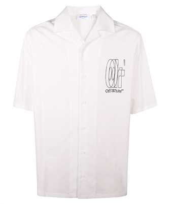 Off-White OMGG001FS26FAB001 BIG DOUB ARR POP BOWLING Hemd