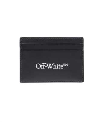 Off-White OMND089S24LEA001 BOOKISH Porta carte di credito