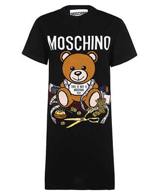 Moschino V0489 5505 TEDDY BEAR-PRINT COTTON Dress