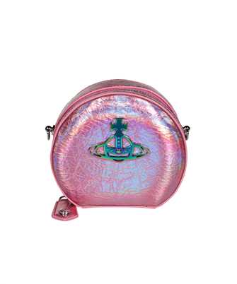 Vivienne Westwood 43030101 S000S PF IRIDESCENT MINI ROUND CROSSBODY Borsa