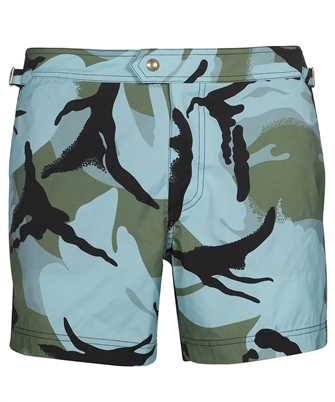 Tom Ford BZ630 TFB450 CAMO PRINT COMPACT POPLIN Swim shorts