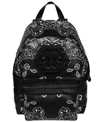Philipp Plein FACA MBA1274 PLE010N LEATHER PAISLEY Backpack