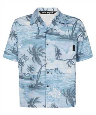 Palm Angels PMGG005S24FAB003 SUNSET BOWLING Hemd