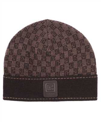 Balmain BH0XC030KF42 MONOGRAM WOOL Beanie