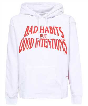 Vlone 95 VLA 1002 ARTIST MERCH X NAV WHITE BAD HABITS GOOD INTENTIONS Mikina