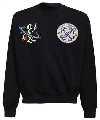 Off-White OMBA054S23FLE005 ATOMS ARROW SKATE CREWNECK Sweatshirt