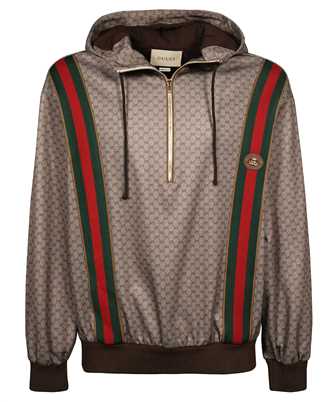 Gucci 655153 XJDFB HOODED SWEAT TECHNICAL JERSEY Hoodie