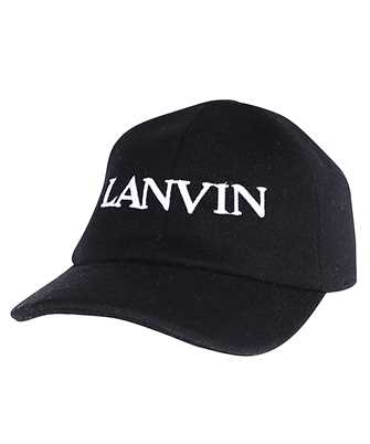 Lanvin 6LBASE U7120 LOGO-EMBROIDERED WOOL-BLEND Cap
