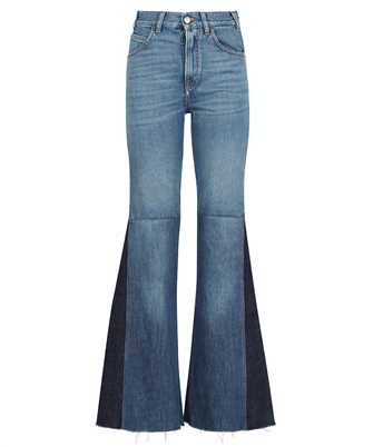 Chloé CHC22UDP01150 PATCHWORK FLARED HIGH-RISE Jeans