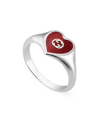 Gucci Jewelry Silver JWL YBC645544001012 HEART 1.2 INCHES Ring