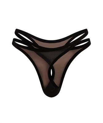 Mugler x Wolford 61428 FLOCK SHAPING STRING Nohavičky