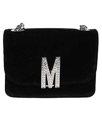 Moschino A7515 8211 CRYSTAL-EMBELLISHED LOGO COTTON CROSS BODY Kabelka