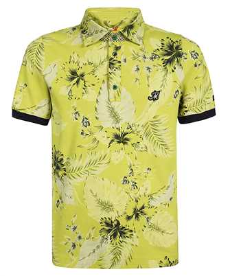 Mason's 2FT3530 PI15S29 COTTON WITH FLOWER PATTERN AND DETAILS Polo