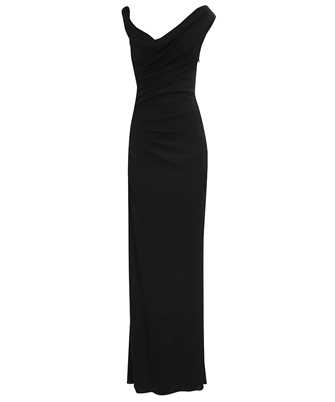 Saint Laurent 732723 Y7F93 LONG DRAPED IN CREPE JERSEY Dress